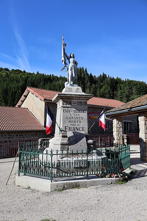 Cros-de-Géorand : Monument aux Morts